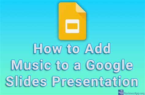 how do i add music to google slides