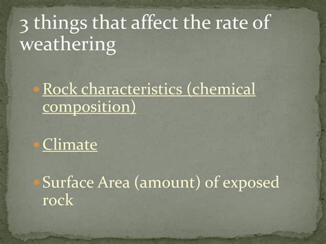 how does the composition of a rock affect its rate of weathering? how can we use this knowledge to predict weathering rates in different environments?